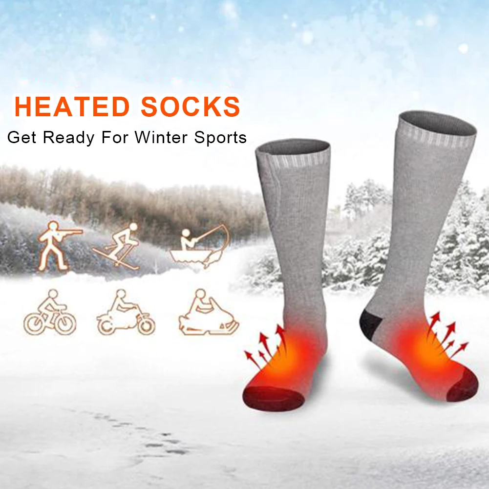 Rechargeable Electric Heating Warm Socks Adjustable Temperature Lithium Battery Infrared Sport Socks For Unisex Foot Warmer
Rechargeable Electric Heating Warm Socks Adjustable Temperature Lithium Battery Infrared Sport Socks For Unisex Foot Warmer