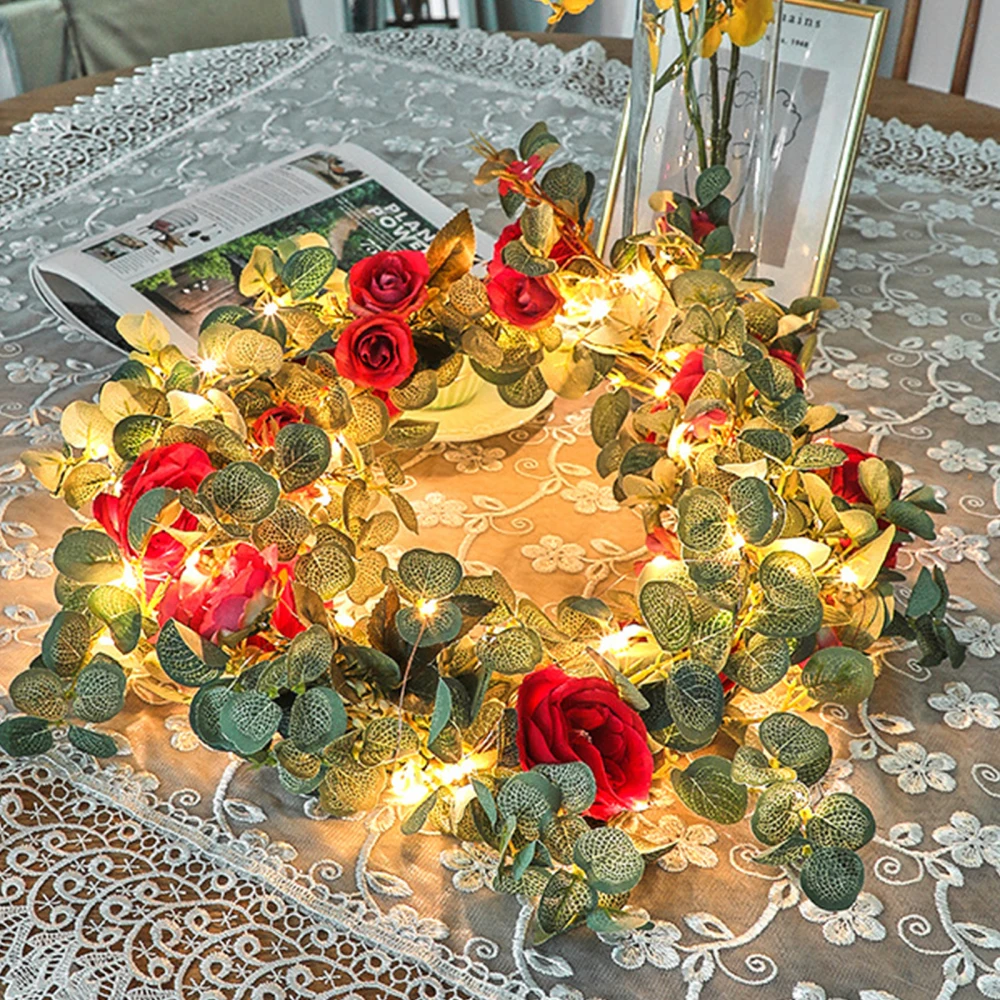 LED Light Simulation Wreath Party Door Simulated Wreaths Wall Hanging DIY Wedding Decoration Artificial Leaves
LED Light Simulation Wreath Party Door Simulated Wreaths Wall Hanging DIY Wedding Decoration Artificial Leaves