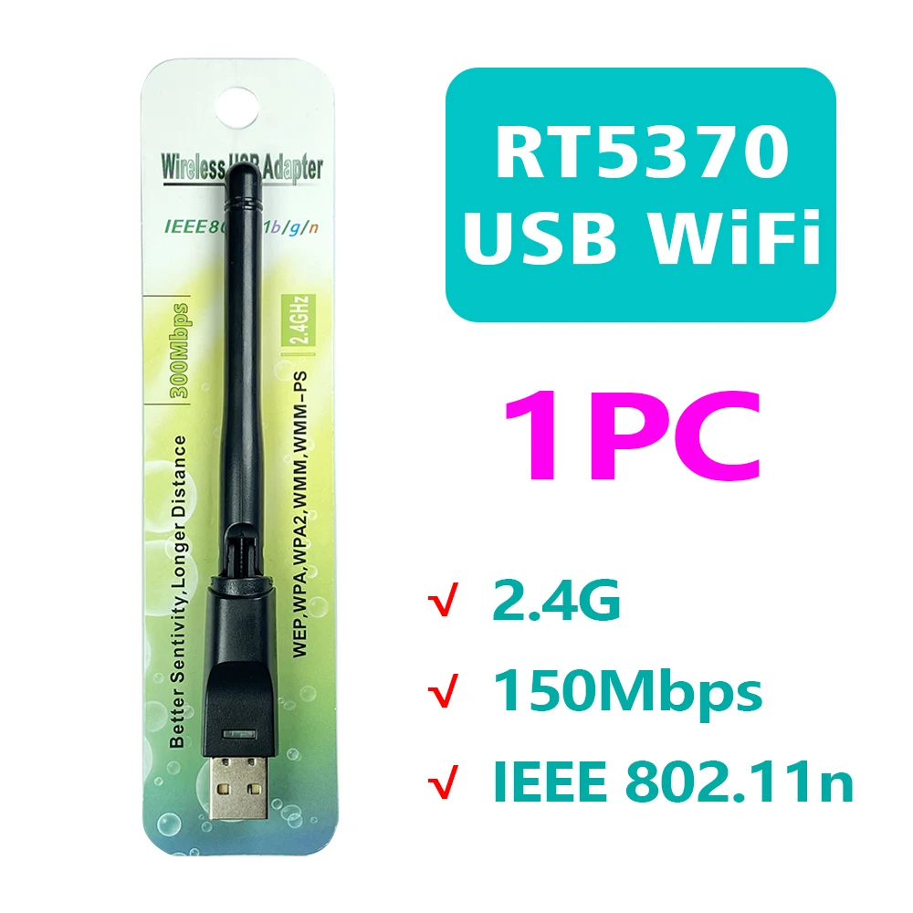 USB WiFi антенна с Ralink RT5370 основной чип 150 Мбит/с 2 4 ГГц 802.11b/g/N Вращающийся