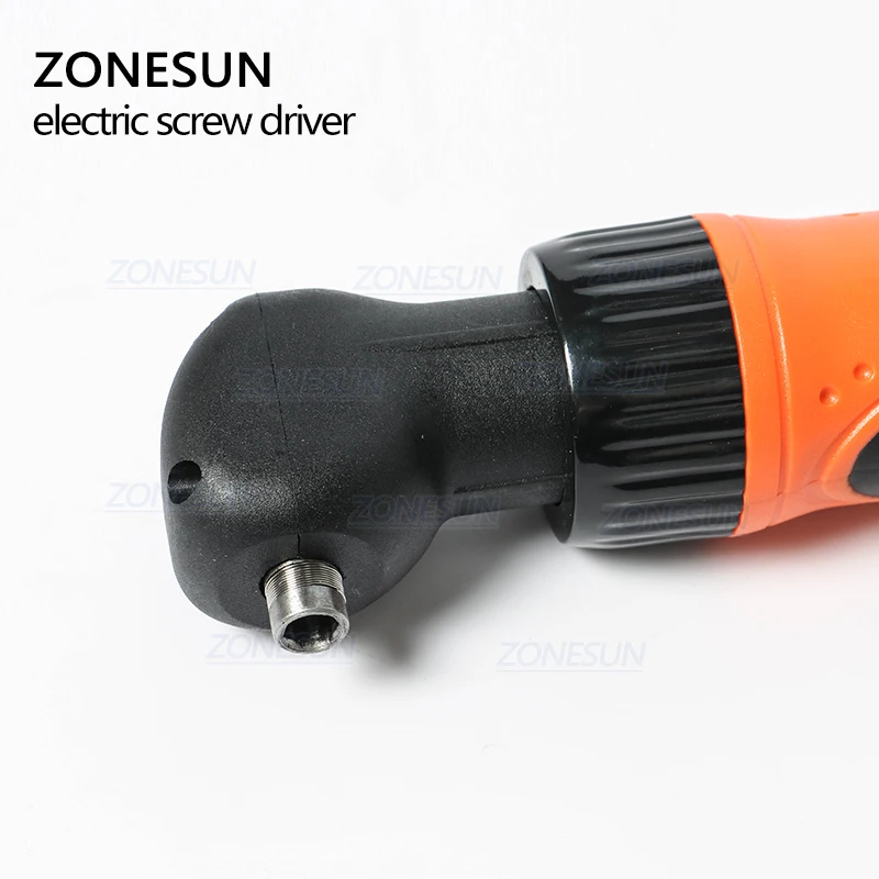 Высокомощная электрическая отвертка ZONESUN с прямым углом ручной инструмент