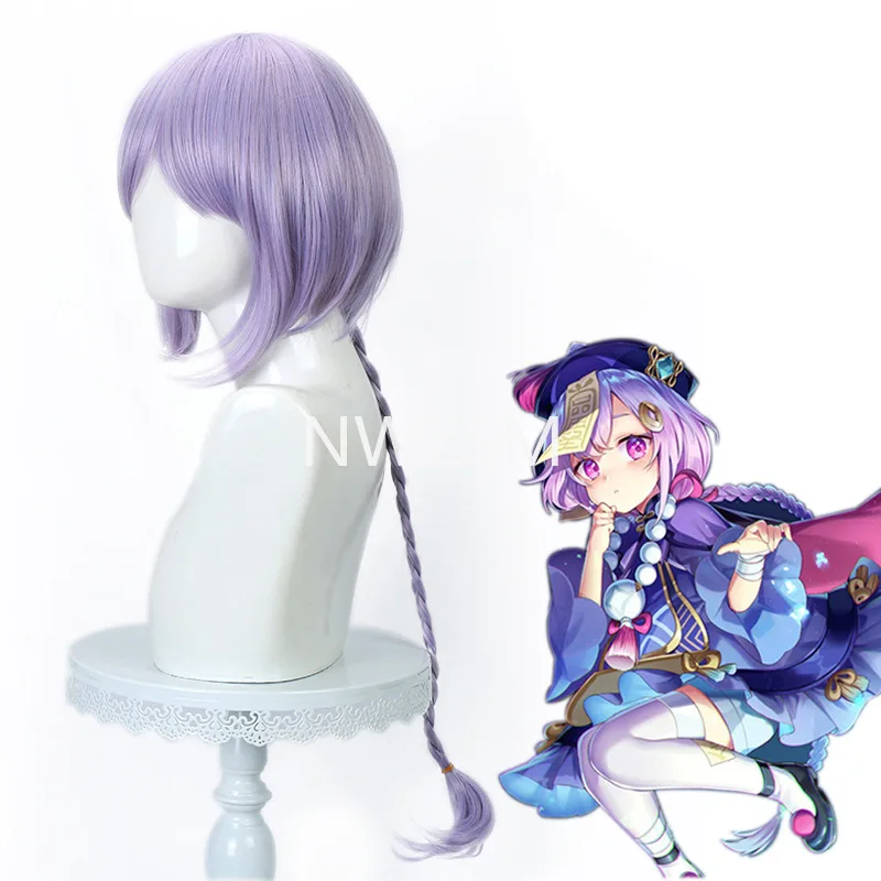 Game Genshin Impact Cosplay Halloween Qiqi Cosplay Wig Genshin Impact Qiqi Cosplay Hair wig a purple braided wig
Game Genshin Impact Cosplay Halloween Qiqi Cosplay Wig Genshin Impact Qiqi Cosplay Hair wig a purple braided wig
