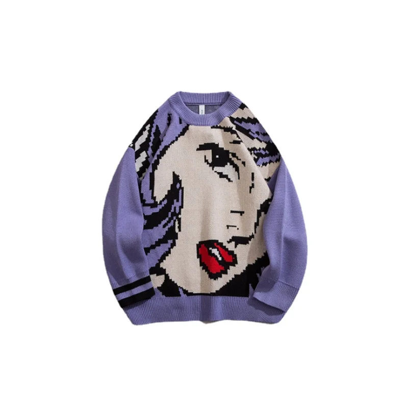New Spring High Street Women Sweater Kawaii Funny Comic Cartoon Pullover Female Casual Harajuku Clothes Couples Jumper Mujer
New Spring High Street Women Sweater Kawaii Funny Comic Cartoon Pullover Female Casual Harajuku Clothes Couples Jumper Mujer