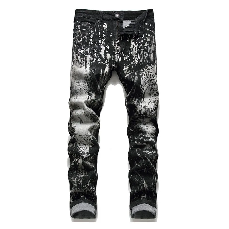 KIOVNO Men Fashion Printed Jeans Pants Slim Pattern Denim Trousers Male Hip Hop
KIOVNO Men Fashion Printed Jeans Pants Slim Pattern Denim Trousers Male Hip Hop