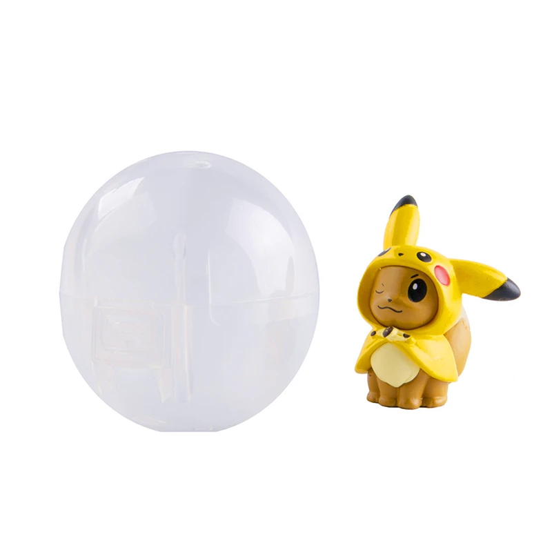 Pokemon Monster Elf Ball 6 Types Capsule Toy Egg Dolls Monster Elf Hat Edition Pikachu Eevee Cute Anime Figure Model Kids Gift 
Pokemon Monster Elf Ball 6 Types Capsule Toy Egg Dolls Monster Elf Hat Edition Pikachu Eevee Cute Anime Figure Model Kids Gift