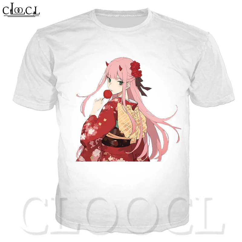 CLOOCL for Men T-Shirt Casual Darling In The Frankxx Short Sleeve Japanese Anime Fashion Clothes Anime Men's T-Shirt Plus Size
CLOOCL for Men T-Shirt Casual Darling In The Frankxx Short Sleeve Japanese Anime Fashion Clothes Anime Men's T-Shirt Plus Size