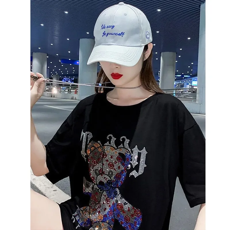 Plus-Sized Women's Clothing Plump Girls Short Sleeve T-shirt Summer New Korean Style Loose Top Wear Half Sleeve Ins Fashion
Plus-Sized Women's Clothing Plump Girls Short Sleeve T-shirt Summer New Korean Style Loose Top Wear Half Sleeve Ins Fashion