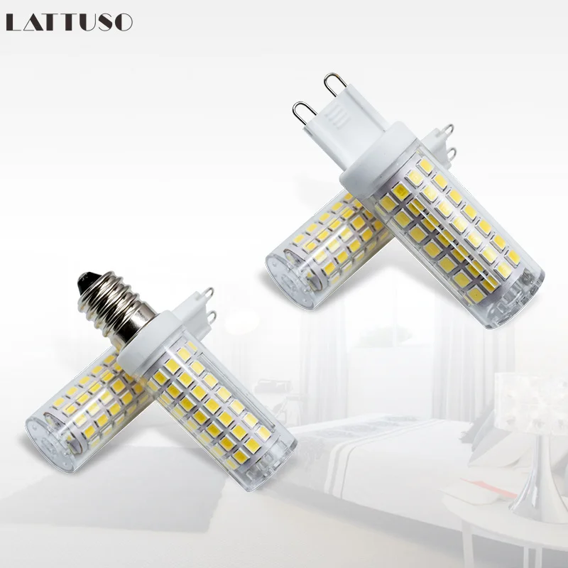 

E14 LED Bulb Lamp 6W 110V 120V 220V No Flicker Dimmable Corn Bulb Light 2835SMD 360 Beam Angle Replace Halogen Chandelier Lights