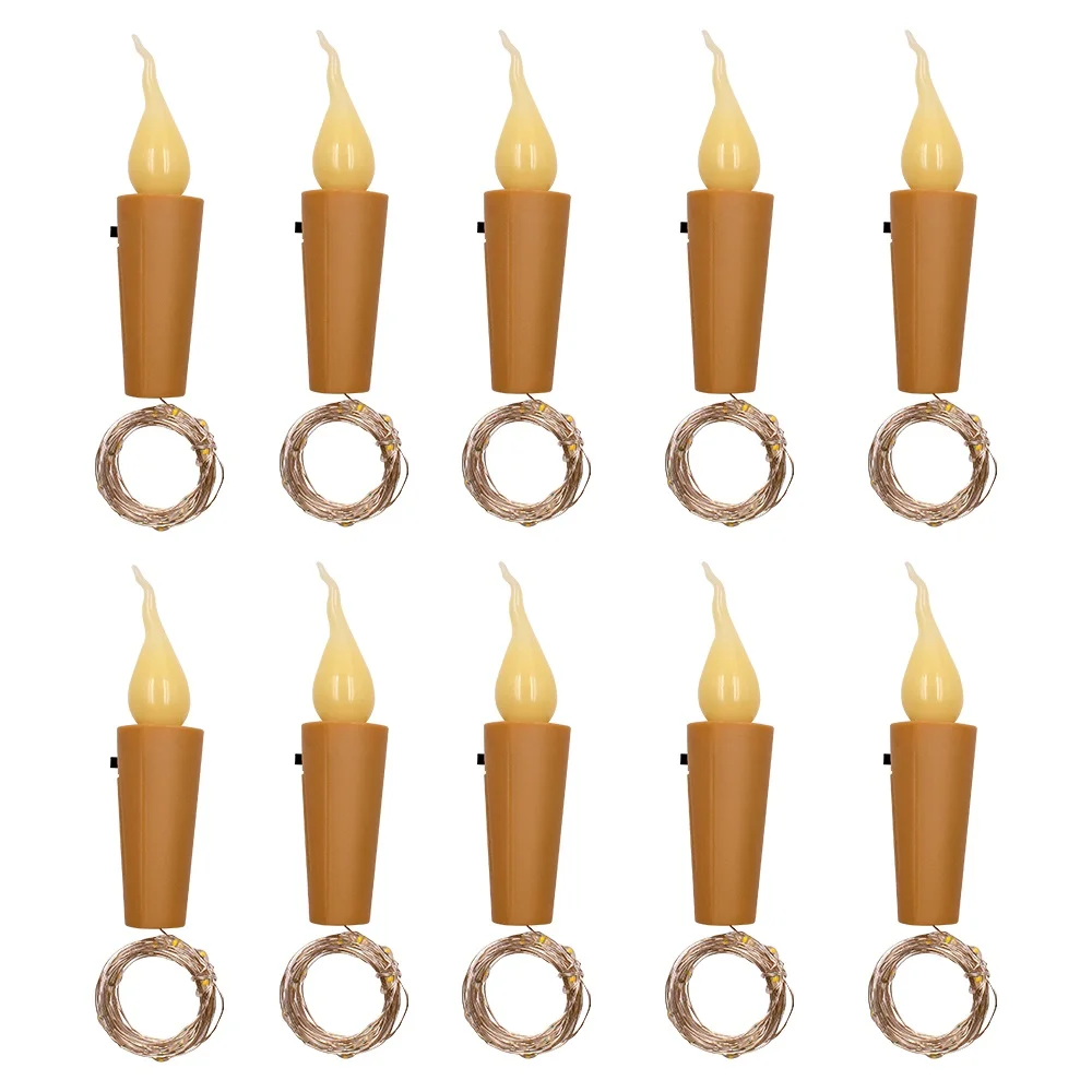 10PCS Christmas Decoration String Light Warm Wine Bottle Candle Shape 20 LED Night Fairy Lights Lamp Christmas Lights Outdoor
10PCS Christmas Decoration String Light Warm Wine Bottle Candle Shape 20 LED Night Fairy Lights Lamp Christmas Lights Outdoor