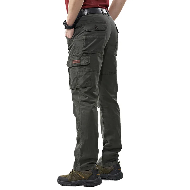 

Мужской комбинезон в стиле милитари карго штаны, весенние хлопковые мешковатые джинсовые штаны мужские многофункциональные карманы повсе...