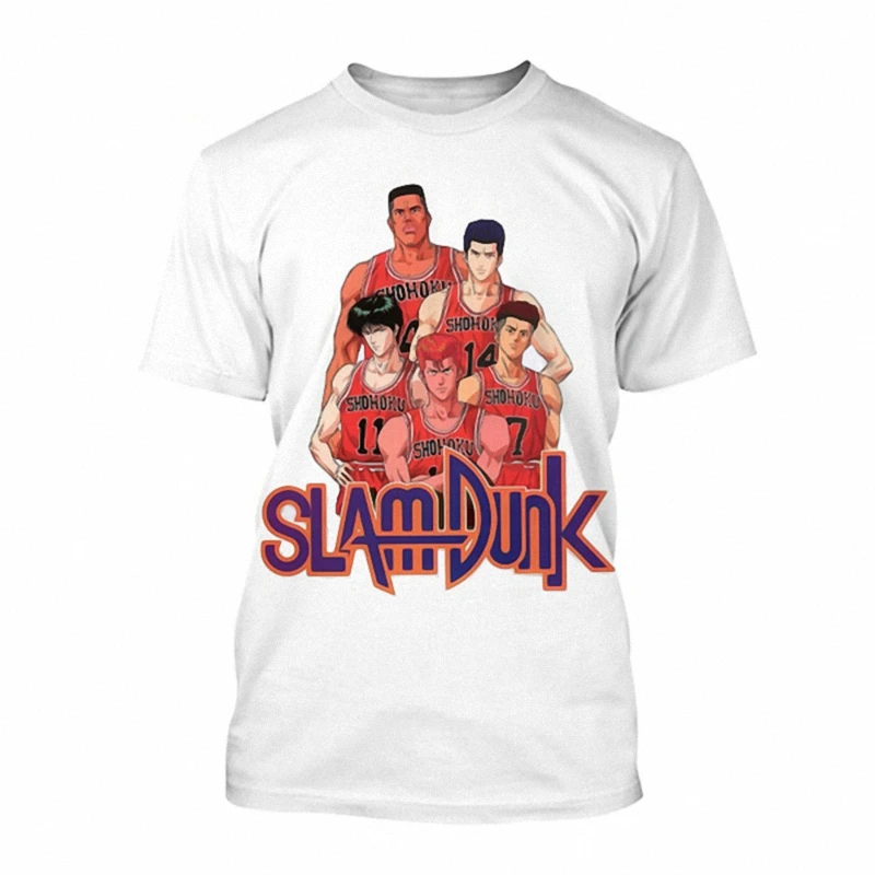 2021 Anime Slam Dunk Men Women New Fashion Cool 3D Printed T Shirt Harajuku Style Popular Tshirt Streetwear Oversized T-shirt
2021 Anime Slam Dunk Men Women New Fashion Cool 3D Printed T Shirt Harajuku Style Popular Tshirt Streetwear Oversized T-shirt