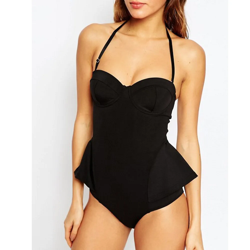bikini swimming suit for women bodysuit sexy push up with pad black swimsuits one piece monokini swimwear plus size C0710
bikini swimming suit for women bodysuit sexy push up with pad black swimsuits one piece monokini swimwear plus size C0710