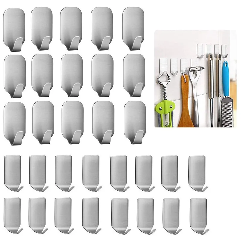 1/5/10 шт., настенные крючки из нержавеющей стали
1/5/10 шт., настенные крючки из нержавеющей стали