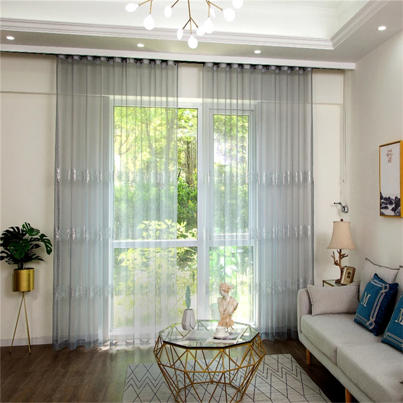 European Luxury Sequins Bead Window Tulle Screen Living Room Exquisite Embroidery Sheer Curtains Wedding Decor M232&C
European Luxury Sequins Bead Window Tulle Screen Living Room Exquisite Embroidery Sheer Curtains Wedding Decor M232&C