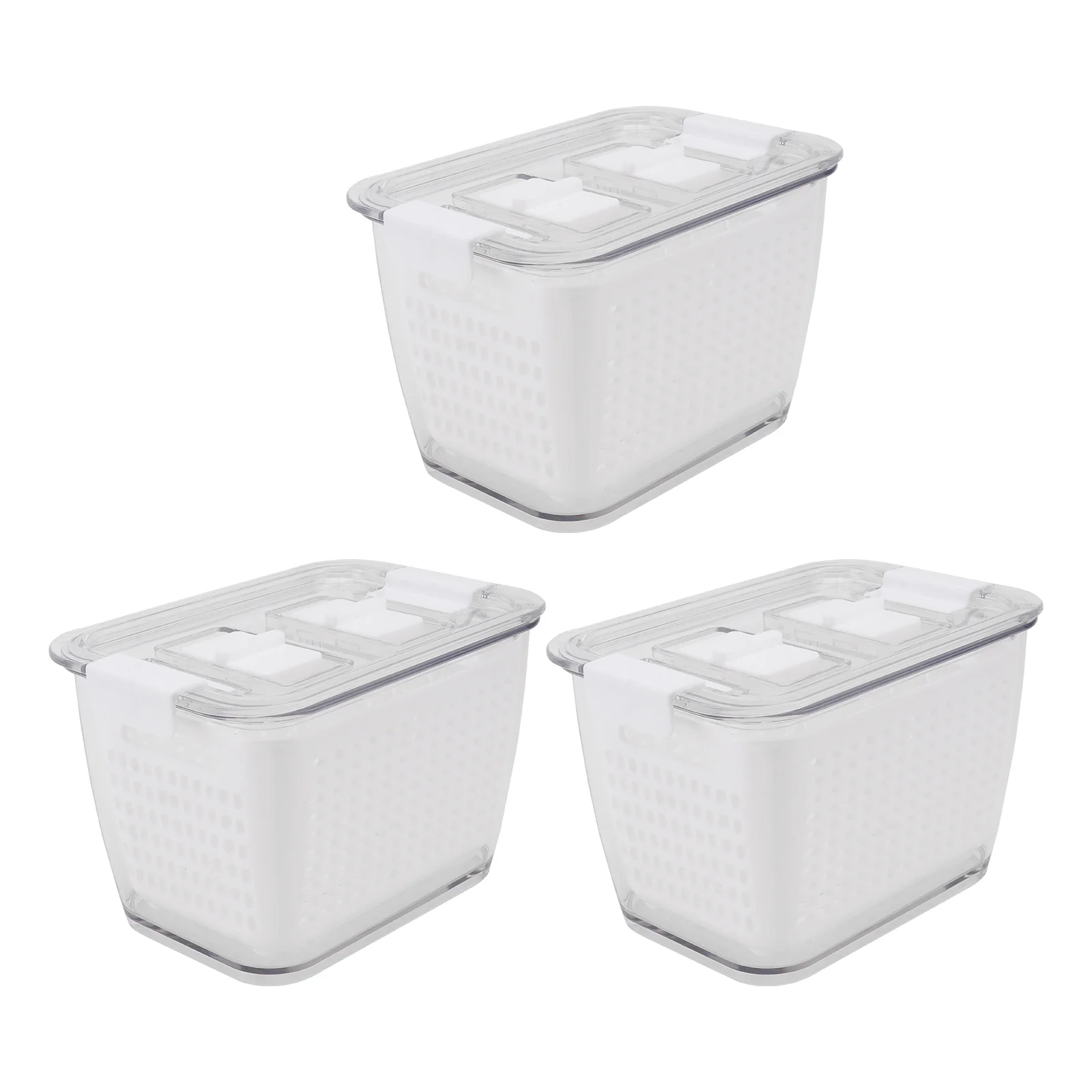 3 шт., дренажные коробки для фруктов и овощей
3 шт., дренажные коробки для фруктов и овощей