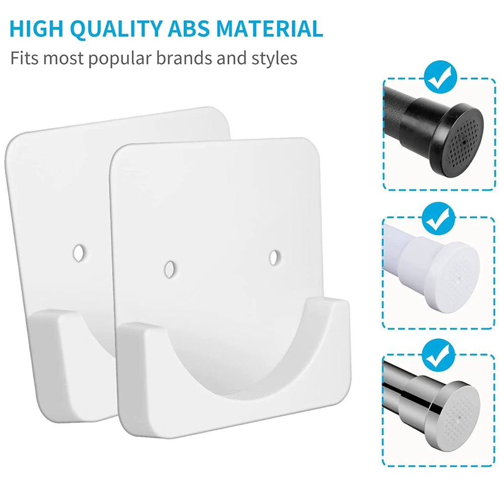 2PCS Curtain Rod Mount Holder Non-slip Tension Retainer Fixer Anti-dropping Accessories For Door Shower Curtain
2PCS Curtain Rod Mount Holder Non-slip Tension Retainer Fixer Anti-dropping Accessories For Door Shower Curtain
