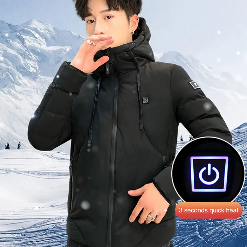 Heating cotton clothing three-speed constant temperature men's cotton clothing smart temperature control rechargeable jacket
Heating cotton clothing three-speed constant temperature men's cotton clothing smart temperature control rechargeable jacket
