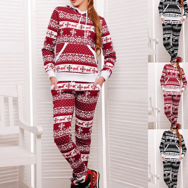 2021 Casual Autumn Loose Christmas Set Fashion Zip Lapel Long Sleeve Pullover Sweater & Straight Pants Two-piece Set
2021 Casual Autumn Loose Christmas Set Fashion Zip Lapel Long Sleeve Pullover Sweater & Straight Pants Two-piece Set
