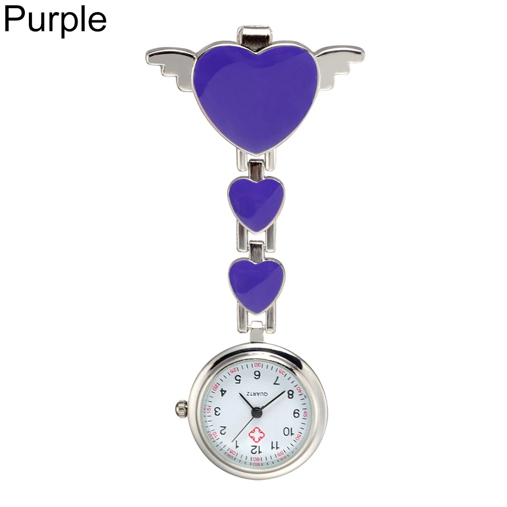 Women Love Heart-Wings Quartz Pocket Watch Clip brooch Fob Watch Hanging Pocket Watch
Women Love Heart-Wings Quartz Pocket Watch Clip brooch Fob Watch Hanging Pocket Watch