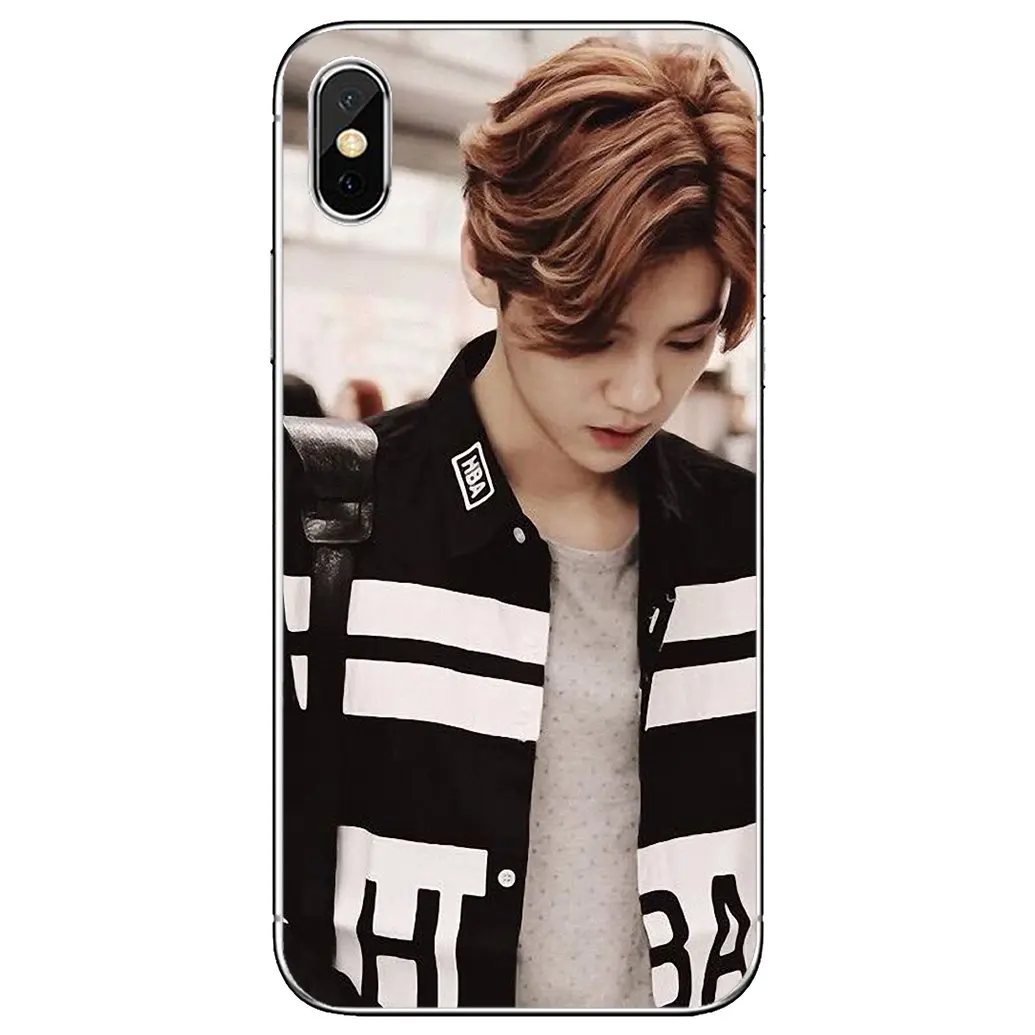Мягкий чехол для Samsung Galaxy Note 3 4 5 8 9 S3 S4 S5 Mini S6 S7 Edge S8 S9 S10 Plus Корея-Team-KPOP-exo-luhan постер |