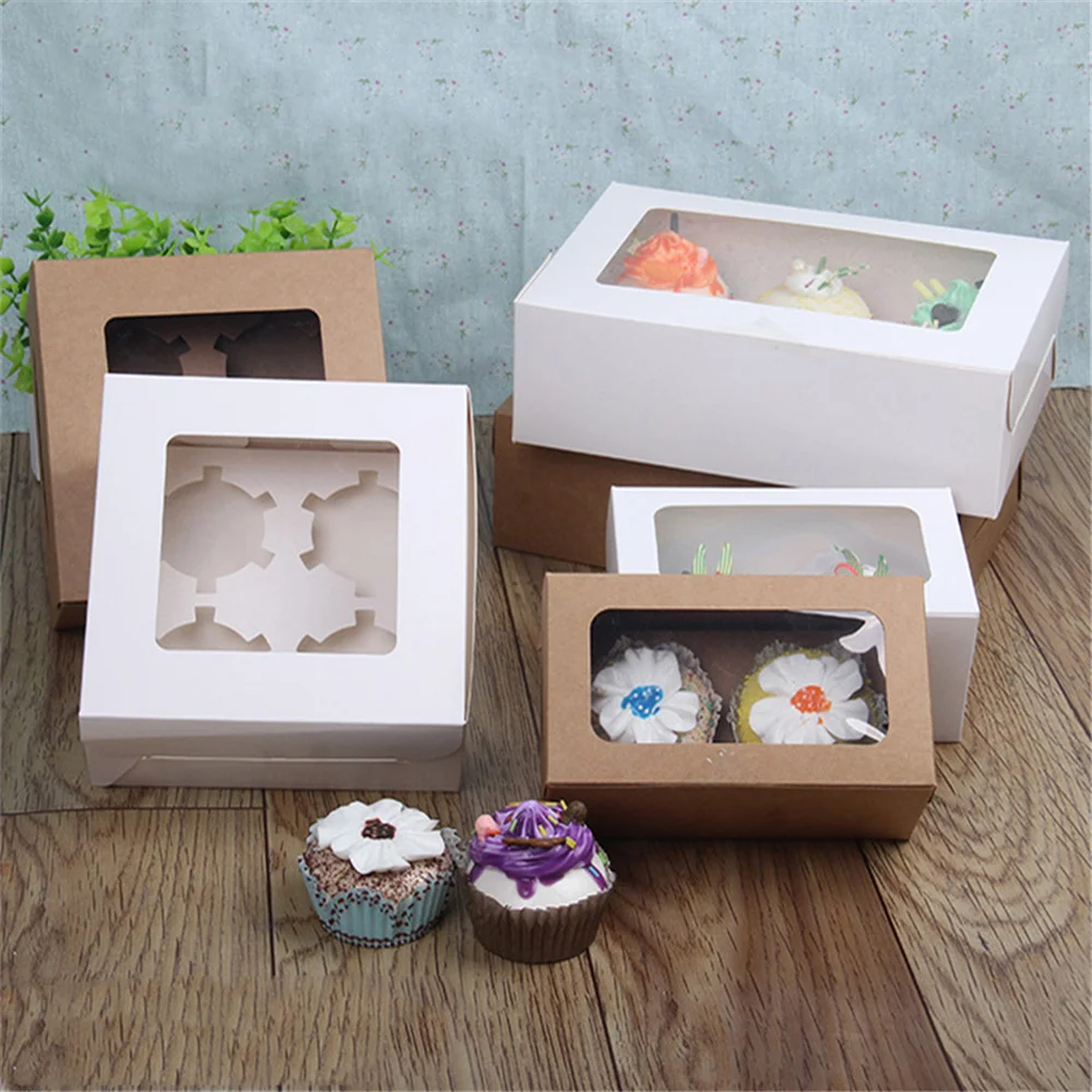 Windowed Cupcake Boxes White Clear 2/4/6/12 Cup Cakes Portable Cardboard Boxes Paper Gift Box Wedding Party Food Packaging
Windowed Cupcake Boxes White Clear 2/4/6/12 Cup Cakes Portable Cardboard Boxes Paper Gift Box Wedding Party Food Packaging