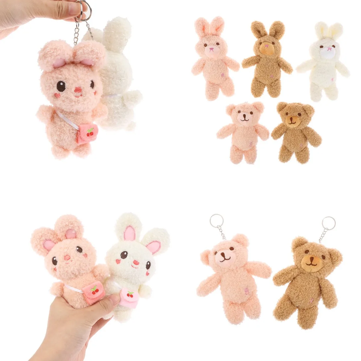 NEW ! 3.5-13cm Soft Plush Bunny Bear Mini Joint Rabbit Bear Pendant For Key Chain Bouquet Toy Doll DIY Ornaments Gifts
NEW ! 3.5-13cm Soft Plush Bunny Bear Mini Joint Rabbit Bear Pendant For Key Chain Bouquet Toy Doll DIY Ornaments Gifts