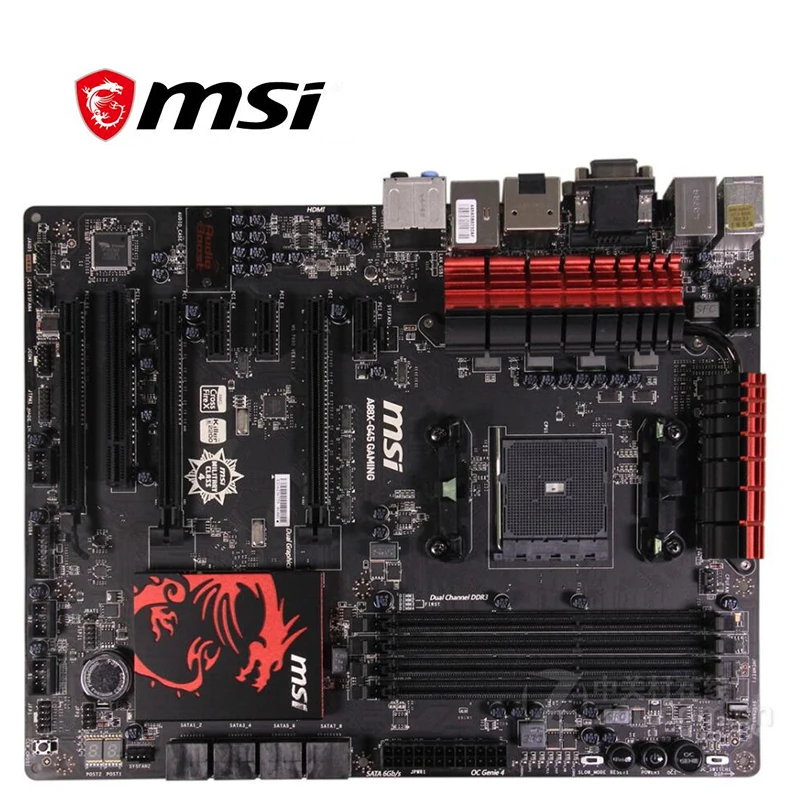 Игровая материнская плата для MSI A88X G45 FM2 + DDR3 AMD A88XM A88 оригинальная настольная SATA III