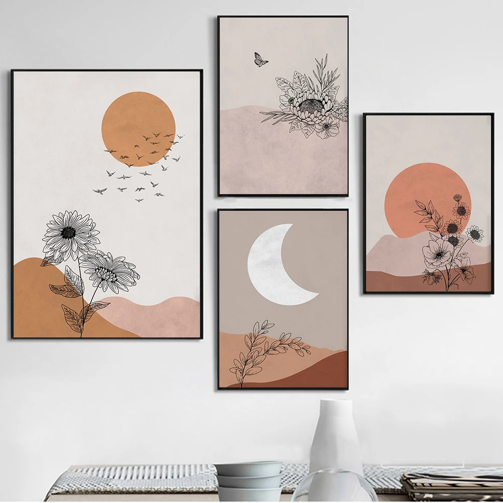 Desert Scenery Poster Sun Moon Canvas Painting Abstract Line Art Print Mid Century Modern Wall Picture For Living Room Home Deco
Desert Scenery Poster Sun Moon Canvas Painting Abstract Line Art Print Mid Century Modern Wall Picture For Living Room Home Deco