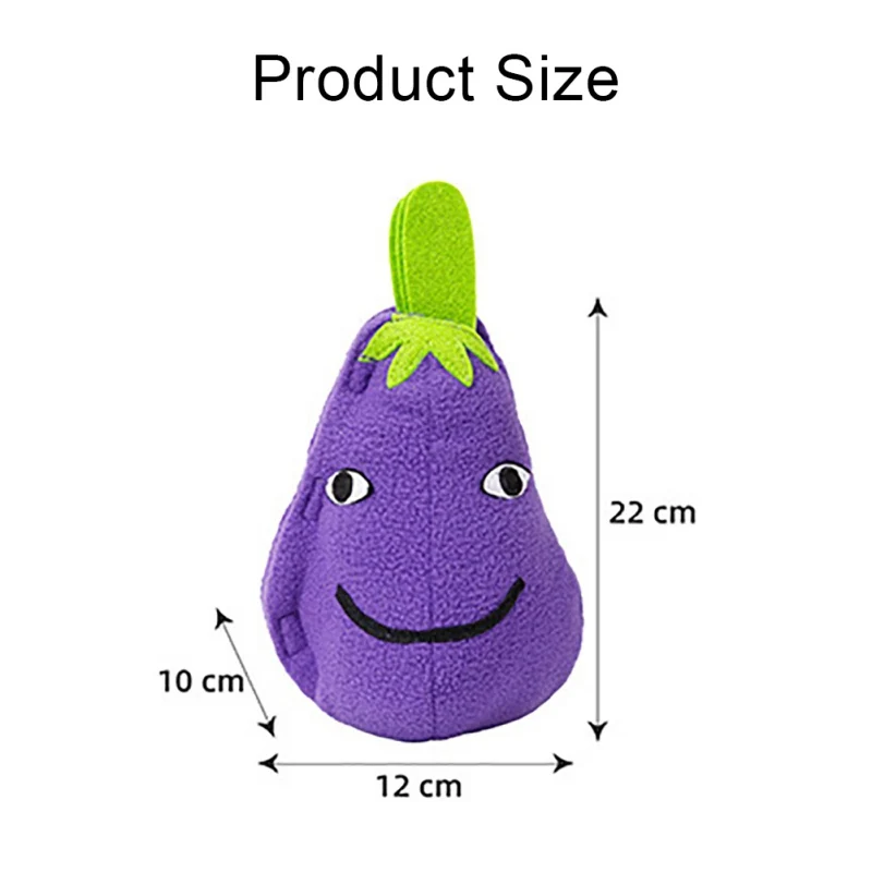 Eggplant Shape Pet Dog Fleece Squeaky Toys Funny Model Soft Plush Dog Chew Molar Toys for Small Dog
Eggplant Shape Pet Dog Fleece Squeaky Toys Funny Model Soft Plush Dog Chew Molar Toys for Small Dog