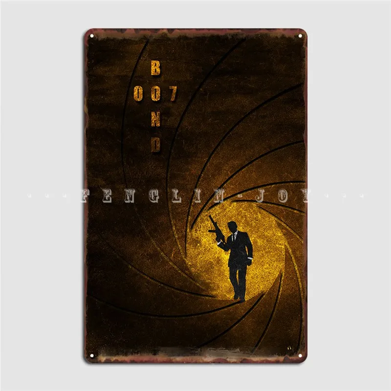 Металлический плакат Джеймс Бонд, винтажные настенные постеры для дома и клуба
Металлический плакат Джеймс Бонд, винтажные настенные постеры для дома и клуба