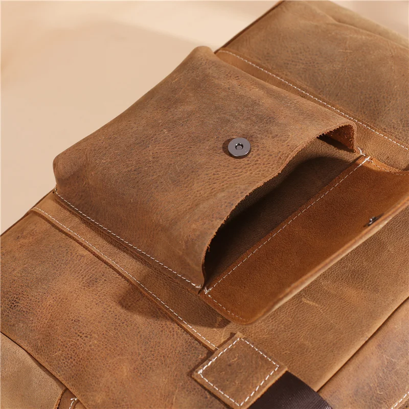 Genuine Leather Satchel Shoulderbag crossbody big Handbag for Men Women crazy horse skin Retro vintage style
Genuine Leather Satchel Shoulderbag crossbody big Handbag for Men Women crazy horse skin Retro vintage style