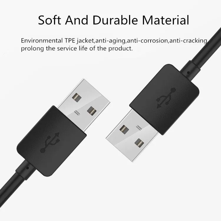 Удлинительный кабель USB к Удлинитель 2 0 Папа-папа шнур 1 м 3 для жесткого диска