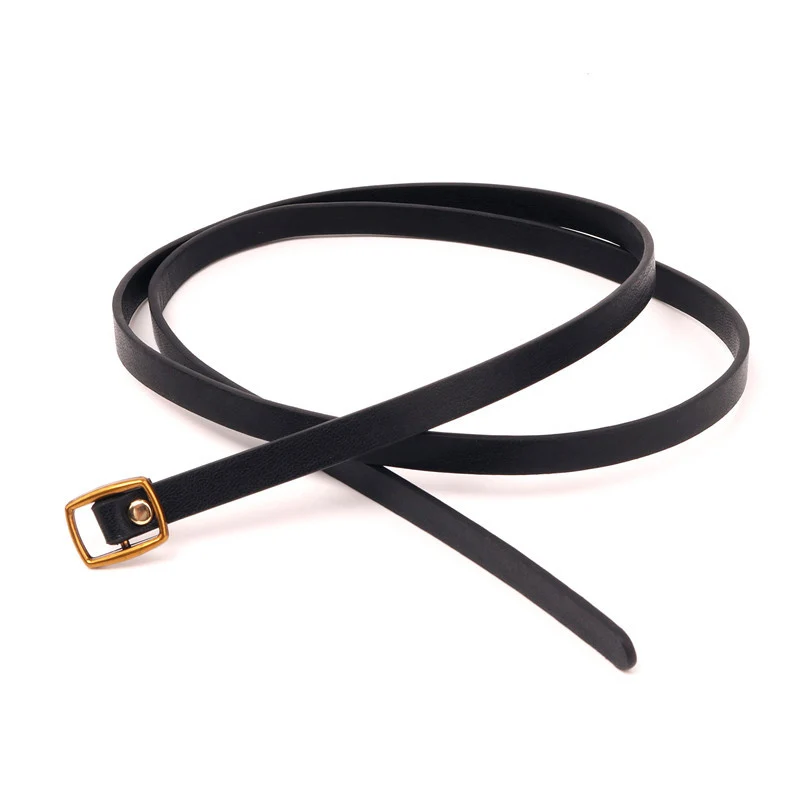 Leather Ladies Dress Belts Skinny Thin Women Waist Belts Strap Gold Buckle Female Belts Chain Belt
Leather Ladies Dress Belts Skinny Thin Women Waist Belts Strap Gold Buckle Female Belts Chain Belt