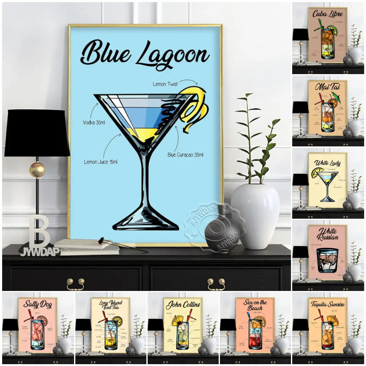 Canvas Painting Club Cocktail Drinks Collection Poster Cafe Bars Decor Decorative Paintings Vintage Poster Retro Wall Pictures
Canvas Painting Club Cocktail Drinks Collection Poster Cafe Bars Decor Decorative Paintings Vintage Poster Retro Wall Pictures