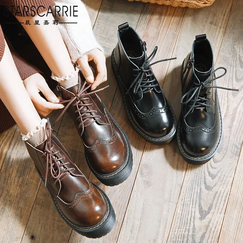 Autumn And WinterRiding Boots Women Spring And Autumn Retro Wild Single Boots Japanese British Style Short Boots
Autumn And WinterRiding Boots Women Spring And Autumn Retro Wild Single Boots Japanese British Style Short Boots