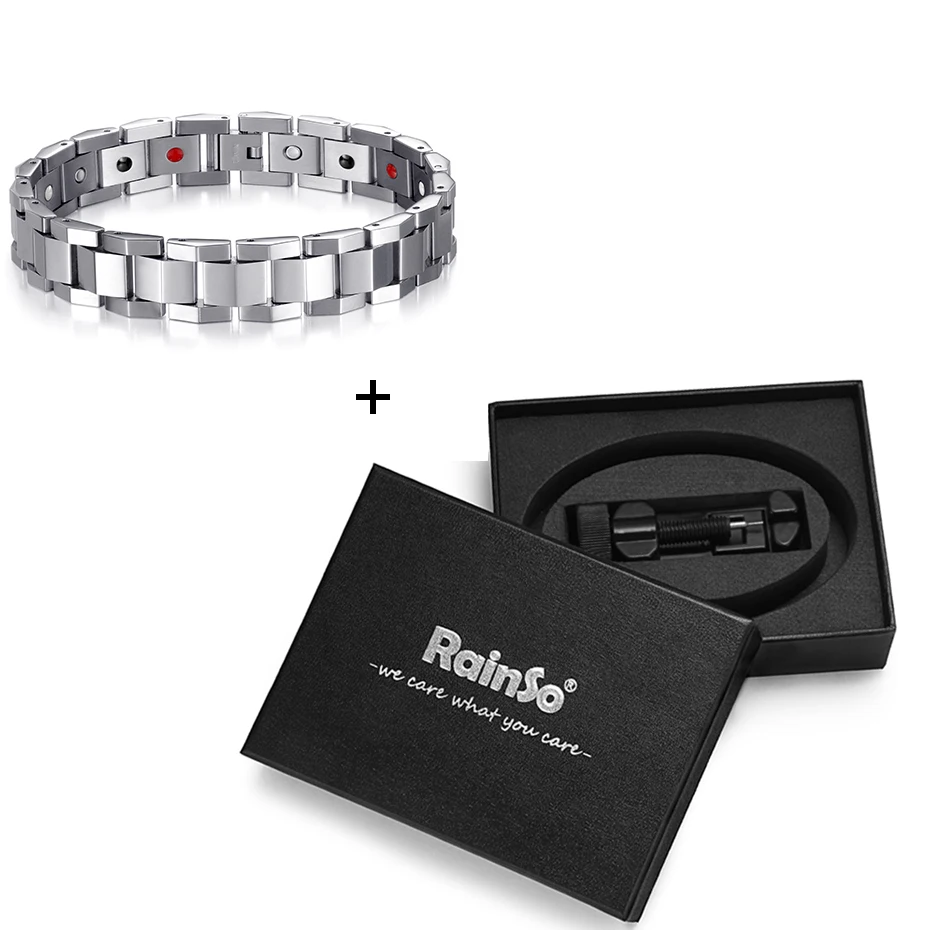 RainSo Magnetic Bracelet Bangle for Male Female Germanium Bio Energy Bracelet Healing Therapy Wristbands Hot Sale Fashion Jewelr
RainSo Magnetic Bracelet Bangle for Male Female Germanium Bio Energy Bracelet Healing Therapy Wristbands Hot Sale Fashion Jewelr