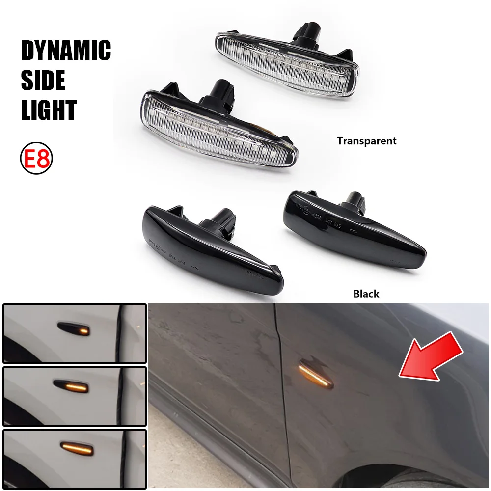 2Pcs/Lot LED Dynamic Blinker Turn Signal Lights Side Marker Amber Indicator Car Lamp For Mitsubishi Lancer 2008-2017
2Pcs/Lot LED Dynamic Blinker Turn Signal Lights Side Marker Amber Indicator Car Lamp For Mitsubishi Lancer 2008-2017