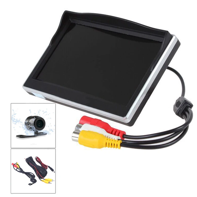 5 Inch TFT HD LCD Car Color Rear View Monitor Screen 22.5mm Waterproof Shockproof Car Reverse Rear View Backup Camera
5 Inch TFT HD LCD Car Color Rear View Monitor Screen 22.5mm Waterproof Shockproof Car Reverse Rear View Backup Camera