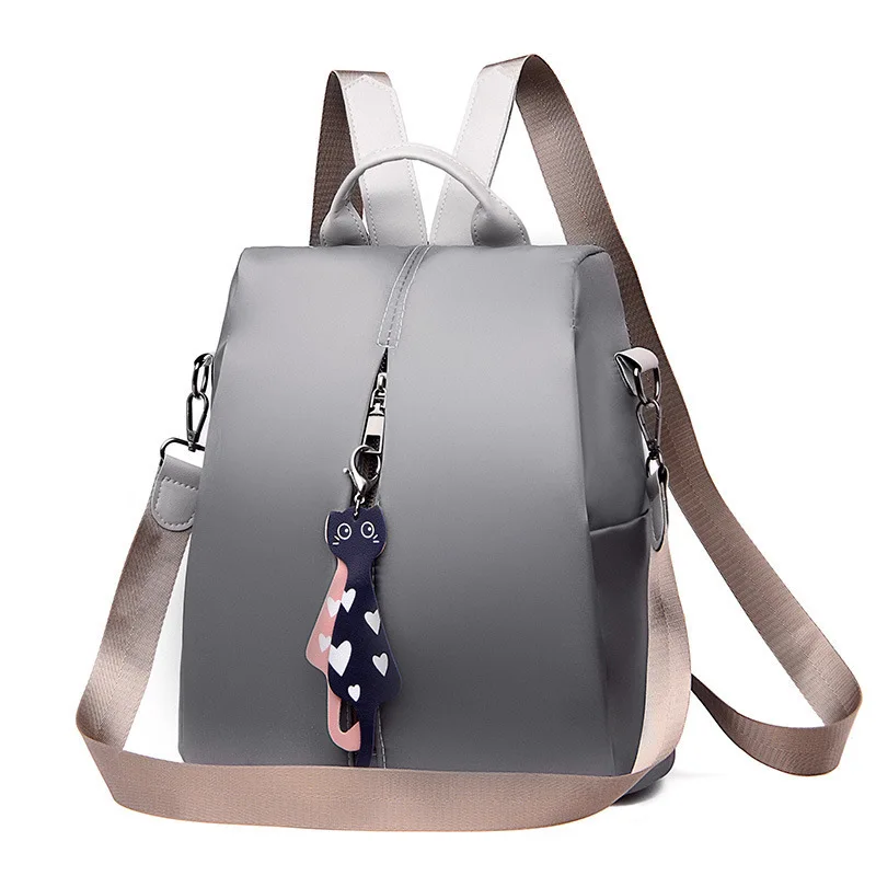 Women's bag 2020 backpack double shoulder Waterproof Black lovely large capacity simple fashion commuter Oxford fabric
Women's bag 2020 backpack double shoulder Waterproof Black lovely large capacity simple fashion commuter Oxford fabric