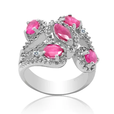 CoLife Jewelry Luxury Ruby Silver Ring 5 Pieces Natural Ruby Ring for Party 925 Sterling Silver Ruby Jewelry Gift for Woman
CoLife Jewelry Luxury Ruby Silver Ring 5 Pieces Natural Ruby Ring for Party 925 Sterling Silver Ruby Jewelry Gift for Woman