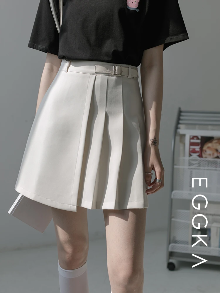 High Waist Short Pleated Skirt Irregular A-Line Slim Mini Skirts Womens Korean 2021 Spring Summer New Arrival 
High Waist Short Pleated Skirt Irregular A-Line Slim Mini Skirts Womens Korean 2021 Spring Summer New Arrival