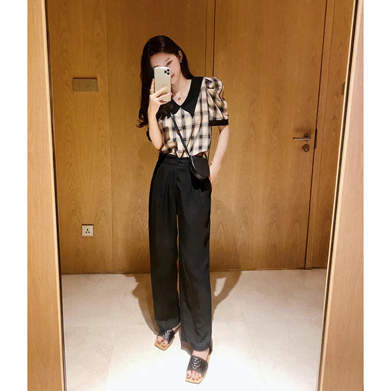 Full Length Trousers Female 2021 Spring Pants Women Solid High Waist Casual Straight
Full Length Trousers Female 2021 Spring Pants Women Solid High Waist Casual Straight