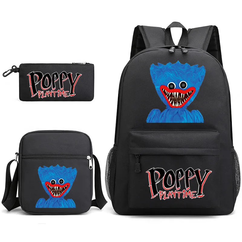 Huggy Wuggy Poppy Playtime game print 3-piece student school bag travel backpack children backpack
Huggy Wuggy Poppy Playtime game print 3-piece student school bag travel backpack children backpack