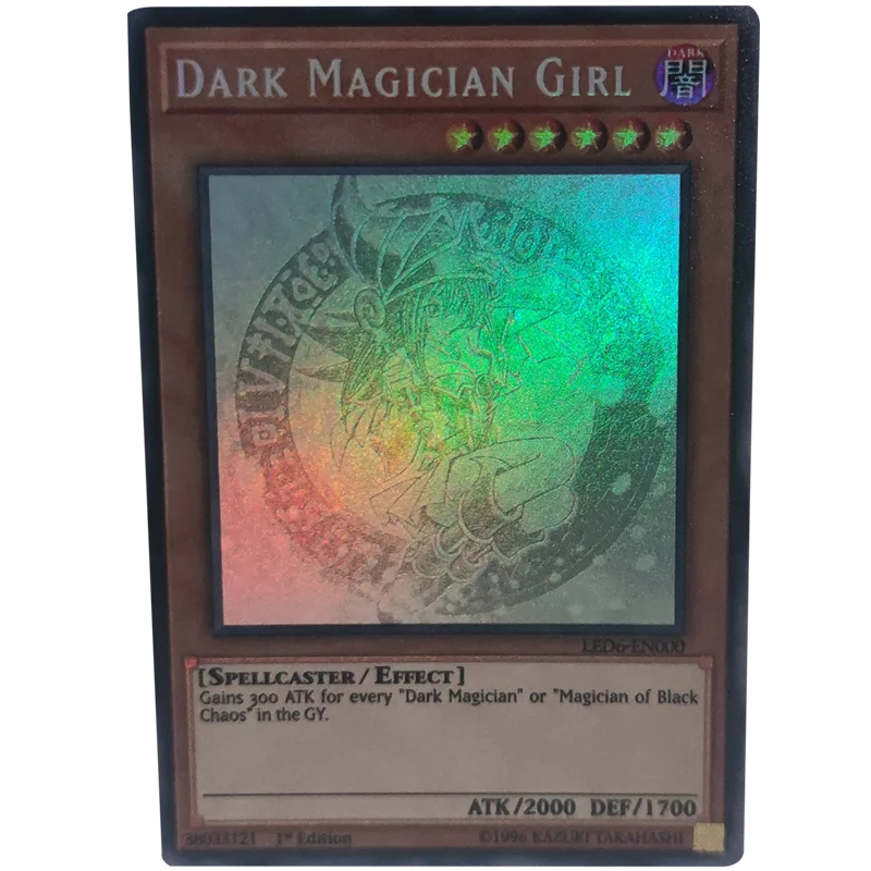 Yu-Gi-Oh! Black Magician Girl Yugioh PVC Duel Monsters DIY Dark Magician Girl Cross Flash Card Game Collection Cards Child Gift
Yu-Gi-Oh! Black Magician Girl Yugioh PVC Duel Monsters DIY Dark Magician Girl Cross Flash Card Game Collection Cards Child Gift