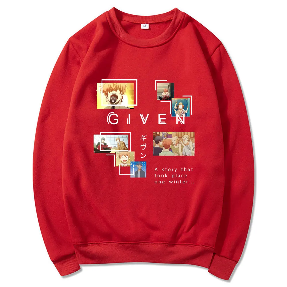 Japanese Anime Yaoi Bl Given Cartoon Pullover Sweatshirt New Spring Autumn Men Women Cotton Fashion Black Pullovers Sweatshirts
Japanese Anime Yaoi Bl Given Cartoon Pullover Sweatshirt New Spring Autumn Men Women Cotton Fashion Black Pullovers Sweatshirts