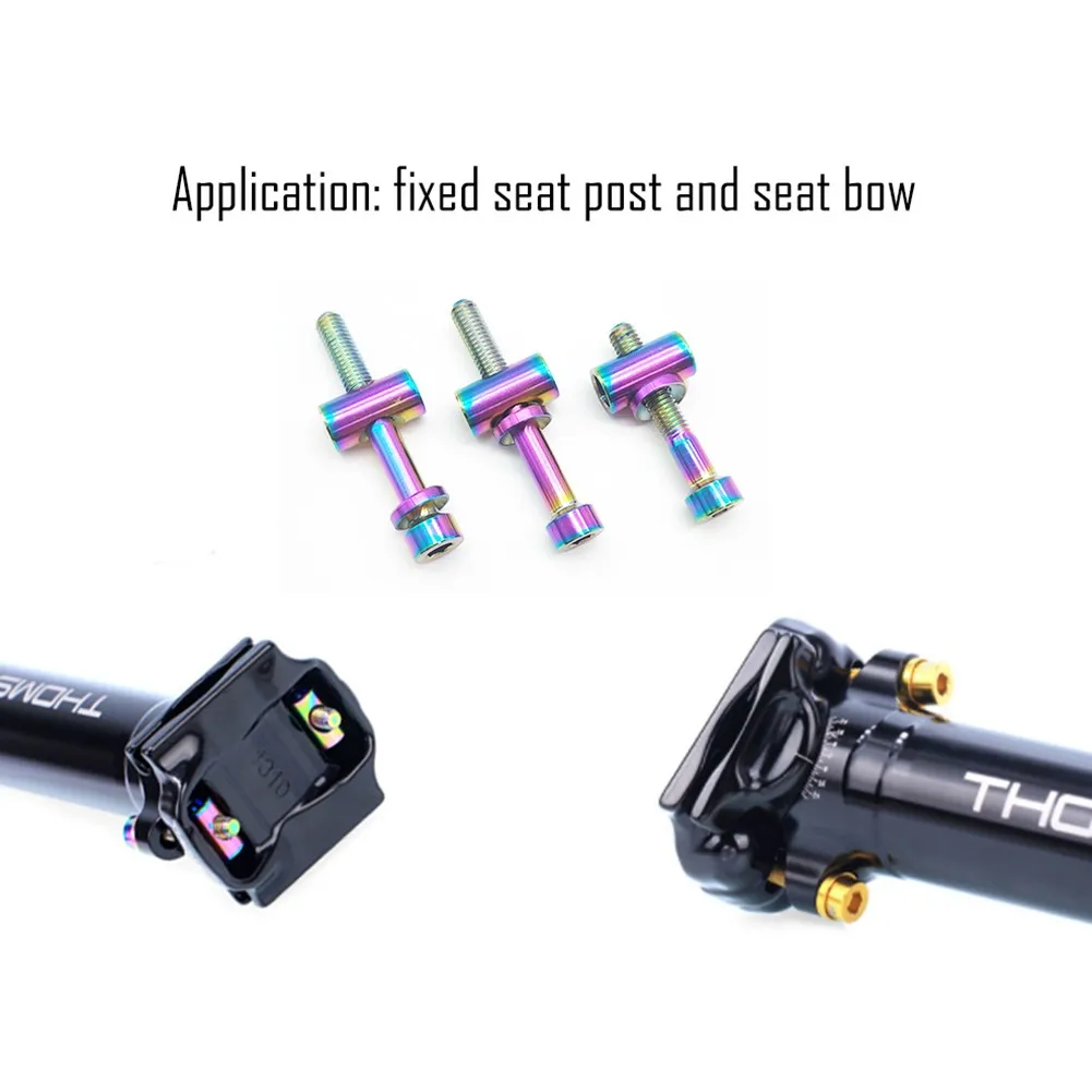 M5x30/40mm Bicycle Thomson Seatposts Titanium Ti Bolts + Barrel Nut & Washers MTB Bike Seat Rod Screw Cycling Parts Accessories
M5x30/40mm Bicycle Thomson Seatposts Titanium Ti Bolts + Barrel Nut & Washers MTB Bike Seat Rod Screw Cycling Parts Accessories