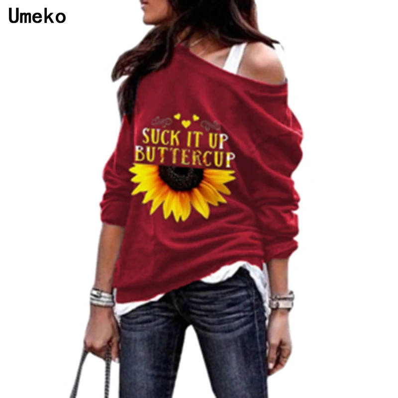 Umeko New Sunflower Printed Sweatshirt Multicolor Women Fashion New Style Letter Design Printed Sweatshirt Loose Casual Lady Top
Umeko New Sunflower Printed Sweatshirt Multicolor Women Fashion New Style Letter Design Printed Sweatshirt Loose Casual Lady Top