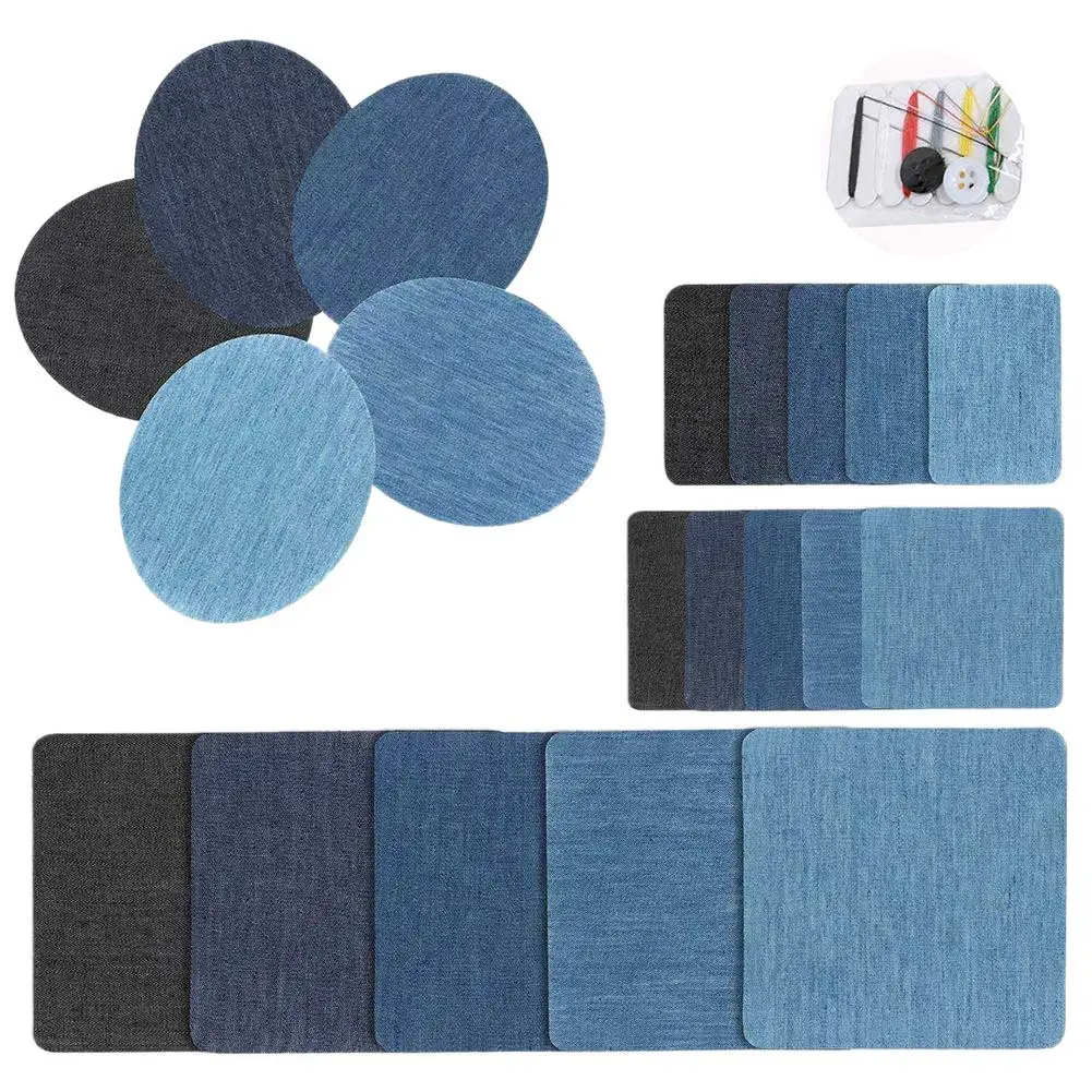 20pcs Iron On Denim Patches Cotton Sewing Patches Iron-on Denim Repair Patch Kit For Home
20pcs Iron On Denim Patches Cotton Sewing Patches Iron-on Denim Repair Patch Kit For Home