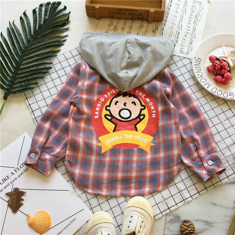 Tonytaobaby Autumn Clothing New Style Baby Cartoon Long Sleeve Hooded Plaid Shirt Boy Shirt
Tonytaobaby Autumn Clothing New Style Baby Cartoon Long Sleeve Hooded Plaid Shirt Boy Shirt