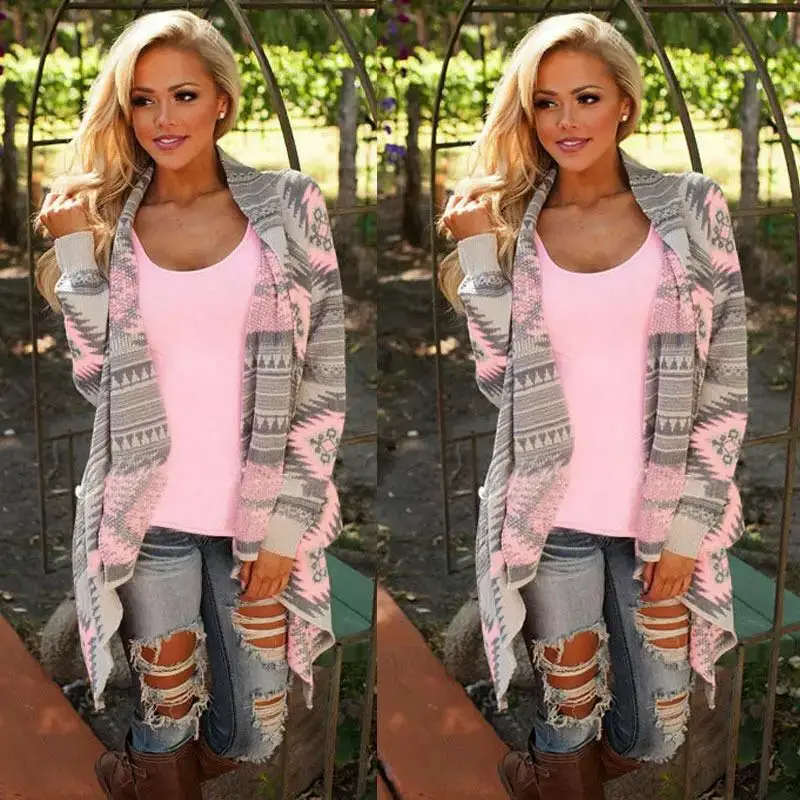 Women 2021 Autumn Spring Knitted Cardigan &Jacket Fashion Color Matching Irregular Striped Long-Sleeve Casual Open Front Sweater
Women 2021 Autumn Spring Knitted Cardigan &Jacket Fashion Color Matching Irregular Striped Long-Sleeve Casual Open Front Sweater