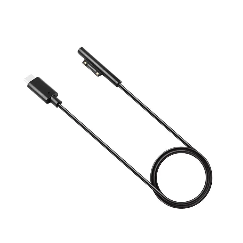 0 2 м USB C женский Тип PD Питание кабель для Microsoft Surface Pro X 3 4 5 Book | Мобильные телефоны и